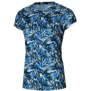 Mizuno Two Loop Tee Print T-Shirt Dames