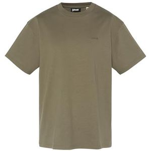 SCHOTT - Cliff1 - T-shirt - Kaki - Katoen