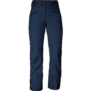 Schöffel Dames Ski Pants Horberg L, wind- en waterdichte skibroek, warme en ademende sneeuwbroek met sneeuwvanger, navy blazer, 38