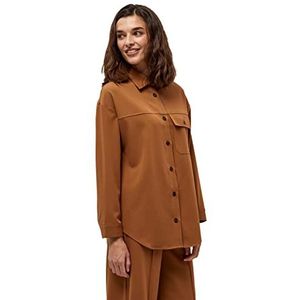 Minus Damen Nagina Shirt 371 Rustic brown 42