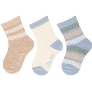 Sterntaler Jongenssokken (verpakking van 3 stuks), beige melange, 18 EU