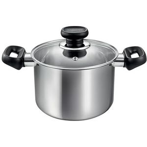 Tescoma 730816 kookpan met deksel Ø 16 cm, 2,0 L, roestvrij stalen lijn Brava