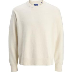 Jorparos Jacquard Knit Crew Neck, sea salt, L