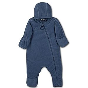 Sterntaler unisex babyoverall, blauw (inktblauw gemêleerd), 80