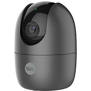 Yale SV-DPFX-B_EU - wifi-camera voor binnen - draaien en kantelen - bewegingsdetectie - spreek-/luisterfunctie - privacymodus - HD Live viewing - werkt met Google Assistant