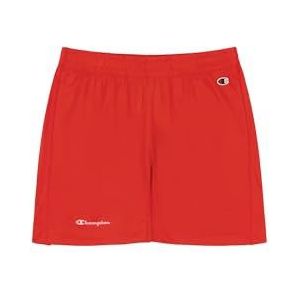 Champion Heren Legacy Modern Sport (220384) -Train Micro Mesh Small Script Logo 7"" Bermuda Shorts, Vermilion (CRD), XS, Vermiljoen (Crd), XS