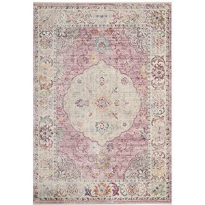 Safavieh Modieus tapijt, ILL708, geweven viscose, roze/crème, 120 x 180 cm