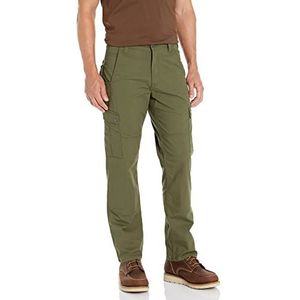 Carhartt Heren Rugged Flex Relaxed Fit Ripstop Cargo Work Utility Pants, basil, 33W / 34L