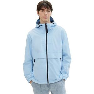 TOM TAILOR Denim Heren 1040995 Jas, 34591-Middle Sky Blue, M, 34591 - Middenhemel Blauw, M