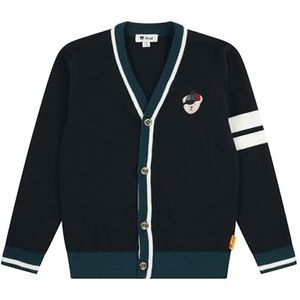 Steiff Gebreid vest EU maat 92 Steiff navy, kinderjack met knoopsluiting voor gemakkelijk aantrekken, warm en comfortabel vest, wasmachinebestendig, Steiff Navy, 92