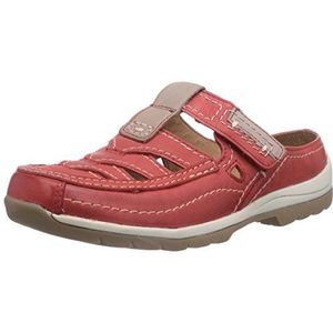 Jana 27307 clogs voor dames, Rood chili, 37 EU Breed