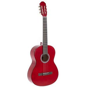 GEWApure Concert gitaar BASIC 4/4 transparant rood