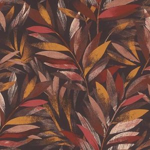 Rasch - 867633 - Vliesbehang - Rood Geel Bruin - 10,05 m x 0,53 m