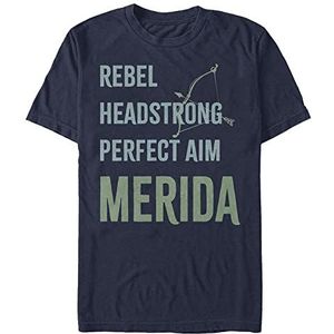 Disney Princesses - List Merida Unisex Crew neck T-Shirt Navy blue XL