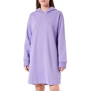 BOSS Dames Jersey Jurk, Helder Paars, M
