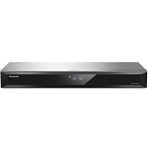 Panasonic DMR-UBC70EGS UHD Blu-ray recorder (500GB HDD, 4K Blu-ray discc, 4K VoD, UHD TV-ontvangst, 2x DVB-C/T2 HD tuner, zilver)