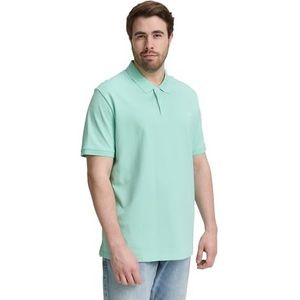 TOM TAILOR Plussize piqué poloshirt voor heren, 37105 - Bright Mint Green, XXL Grote maten