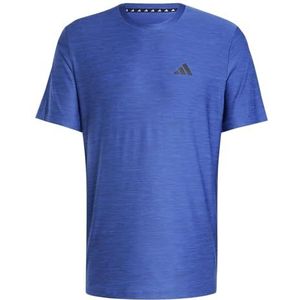 adidas Heren Train Essentials Stretch Training Tee, SELBLM/BLACK, XL