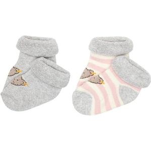 Steiff - Basic - Babysokken - Zilver Roze - 2 Stuks - GOTS Uniseks