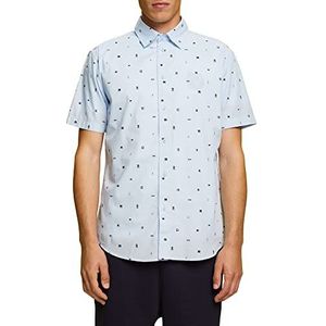 edc by Esprit Shirt met korte mouwen, 100% katoen, blauw (pastel blue), M