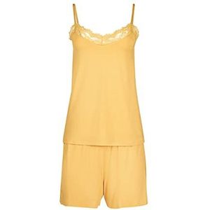 Skiny Every Night 03 Damespyjama, kort model, helder goud, regular