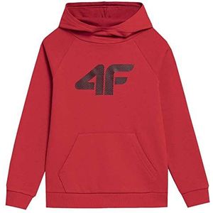 4F JUNIOR Sweatshirt M220 kleur rood maat 134 voor heren, Rood, 134