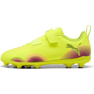 PUMA - FUTURE 8 PLAY V FG/AG RB - Voetbalschoenen - Zwart/Geel - Synthetisch