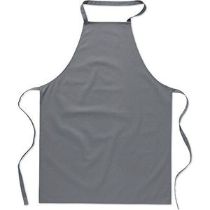 eBuyGB Pack van 10 Catering Cooking Plain Chef's Unisex keukenschort, katoen, grijs