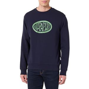 Napapijri Bine Sweatshirt Blue Marine, Blauw, L
