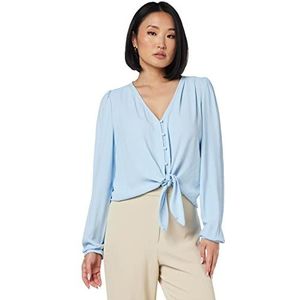 ONLY Knoopsluiting met lange mouwen, Cashmere Blue, XS