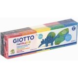 Giotto 513300 Patplume Boetseerklei op plantaardige basis, vanaf 2 jaar, set van 10 kleuren à 50 g