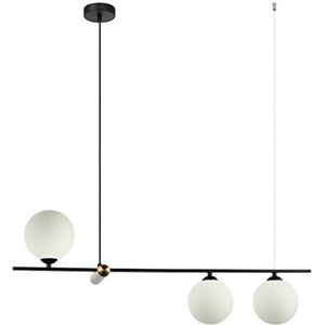 Italux Barletta Moderne hangende plafondlamp met 3 lichtbalken, G9