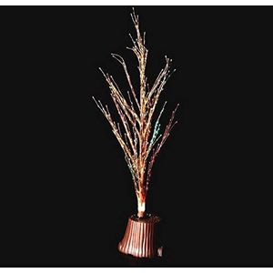 FBright Kerstboom met glasvezel, veelkleurige lampen, hoogte 150 cm