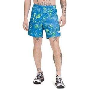 THE NORTH FACE Limitless Shorts Super Sonic Blue Valley Floor Print L