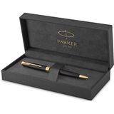 Parker Sonnet Balpen | Mat Zwart Lak met Gouden Trim | Medium Point Black Ink | Geschenkdoos