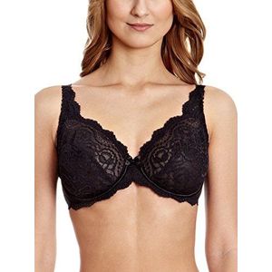 Playtex Damesbeha Flower Elegance Underwire, Zwart, 75B