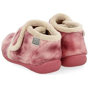 GIOSEPPO Kikenny Baby pantoffels Pink Tie Dye met bont, Roze, 21 EU