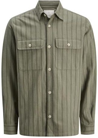 JACK & JONES - JPRCCRAYMOND - Overhemd - Beige / Olijfgroen