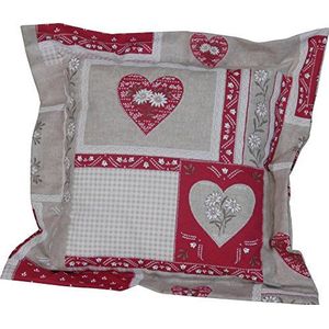 Angerer Sofakussen Design Tegernsee, rood, 40 x 40 x 12 cm, 757/255