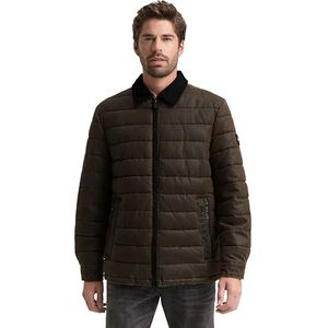 TOM TAILOR Heren 1048277 jas, 38836-Dark Brown Melange, XXL, 38836 - Dark Brown Melange, XXL