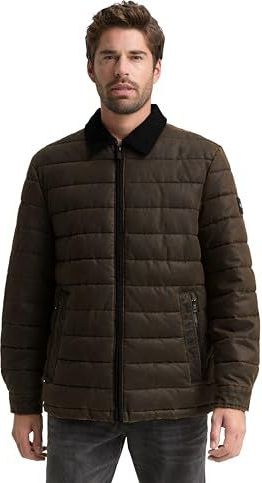 TOM TAILOR Heren 1048277 jas, 38836-Dark Brown Melange, XXL, 38836 - Dark Brown Melange, XXL