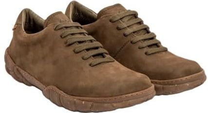 El Naturalista - 2561611FE005_0G3 - Leren Sportschoenen - Groen - Plat - Veters - Casual