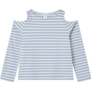 Springfield T-shirt met lange mouwen en schouders, marineblauw, maat 5-6