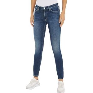 Calvin Klein Jeans Dames Mid Rise Skinny, Denim Donker, 34W / 30L