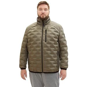 TOM TAILOR Heren 1038571 Plussize Jacket, 32097-Smokey Olive Green, XXL, 32097 - Smokey Olive Green, XXL