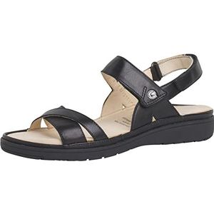 Ganter Evi sandalen voor dames, zwart, 38 EU Smal