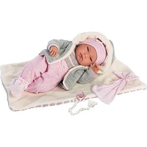 Llorens 73858 babypop Nica, 38 cm, beige