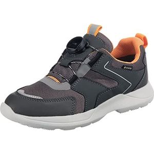 Superfit Rush Sneakers voor jongens, Grijs Oranje 2000, 31 EU