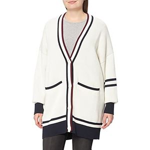 BOSS Dames C_fulianna gebreide jas, Open White118, XXL