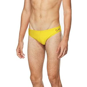 Speedo Heren badpak slip PowerFlex Eco Solar, Stralend geel, 28